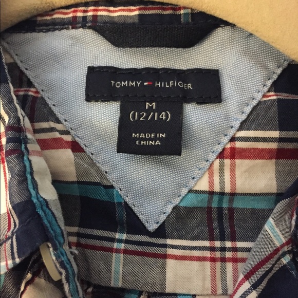 Tommy Hilfiger button down 12/14 - Picture 5 of 5